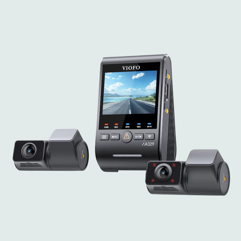 VIOFO A329S 3CH First 4K 30FPS Front+2K Wide 210° FOV Fisheye Cabin+2K - Image 3
