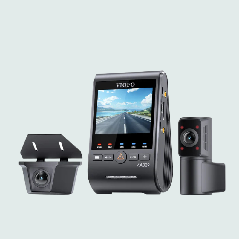 VIOFO A329SW 3CH 4K 30FPS Front+2K Waterproof Rear+2K - Image 3