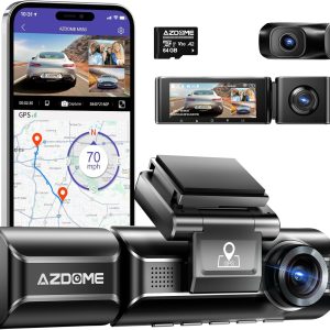 AZDome M5503‑Channel 4K Dash Cam