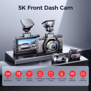 LINGDU LD02 3-Channel Display Dash Camera