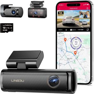 LINGDU LD02 3-Channel Screenless Display Dash Camera
